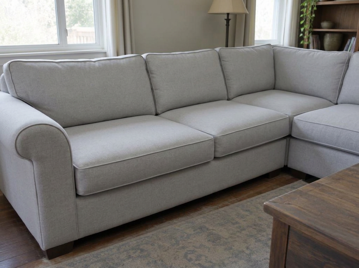 Sofa after repair and reupholstery by Nirmal Sofa Repair